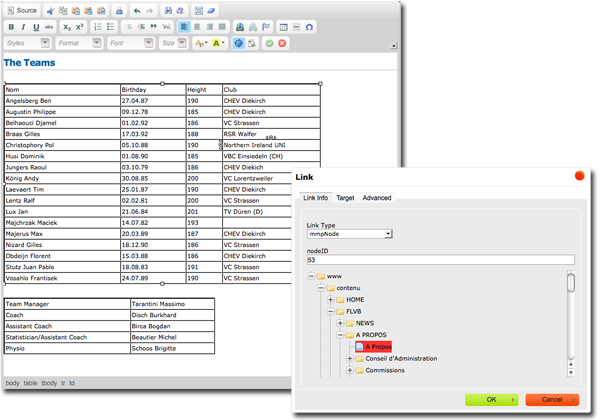 Image: WYSIWYG editor Image: WYSIWYG editor